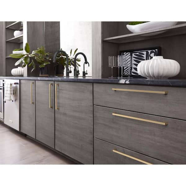 Blackrock 18 in. (457mm) Modern Champagne Bronze Arch Appliance Pull