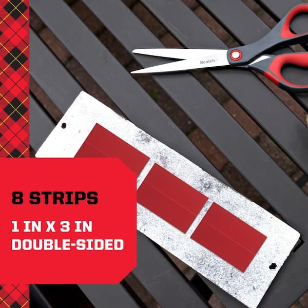 1 in. x 3 in. Extreme Double-Sided Mounting Strips