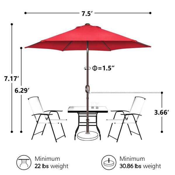 best patio umbrella for wind high winds What is the Best Patio Umbrella for the Wind?  Lausaint Home