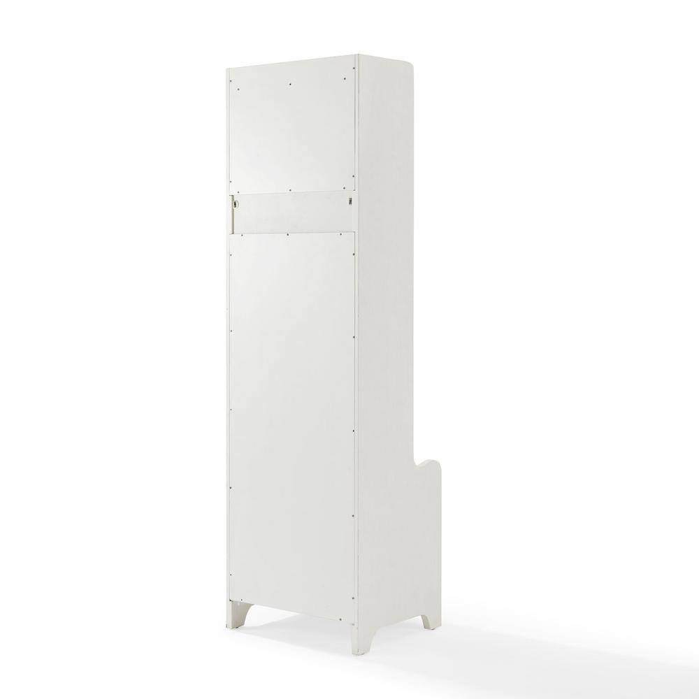 White Birch Hall Tree with Storage and Coat Rack