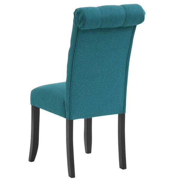 turquoise parsons chair