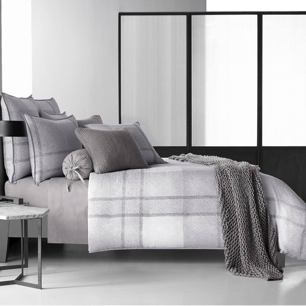 Langdon Grey Full/Queen Duvet Cover