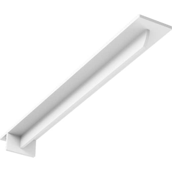 Ekena Millwork 3 in. x 2 in. x 24 in. Steel White Primer Heaton Bracket
