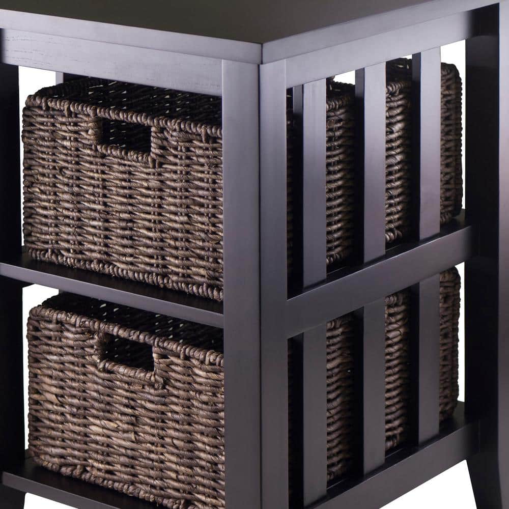 Morris Side Table with 2 Foldable Baskets - thumbnail 5