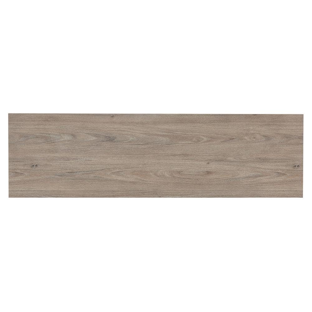 Antiqued Gray Oak 55" Simplistic TV Stand for Modern Homes