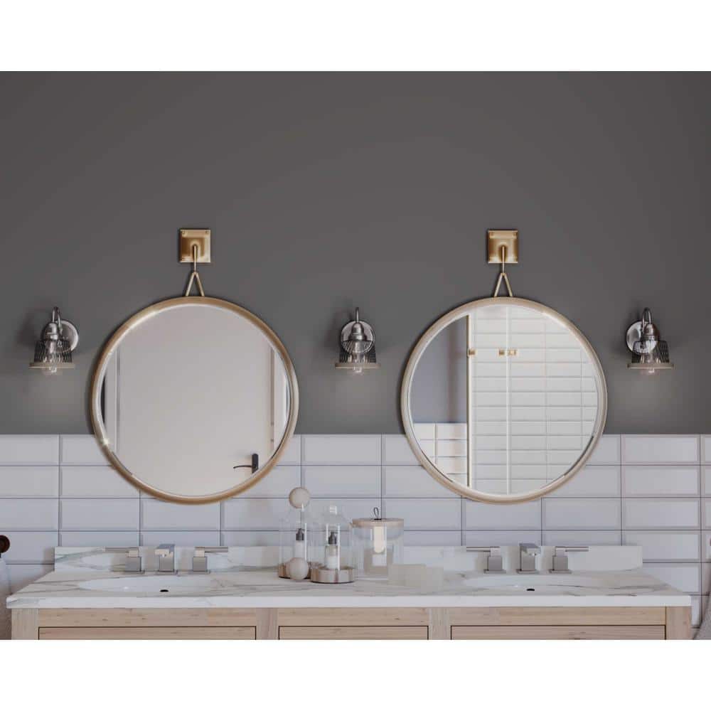 Tilley Collection 1-Light Brushed Nickel Coastal Bath Vanity Light price history on PriceWatchPro