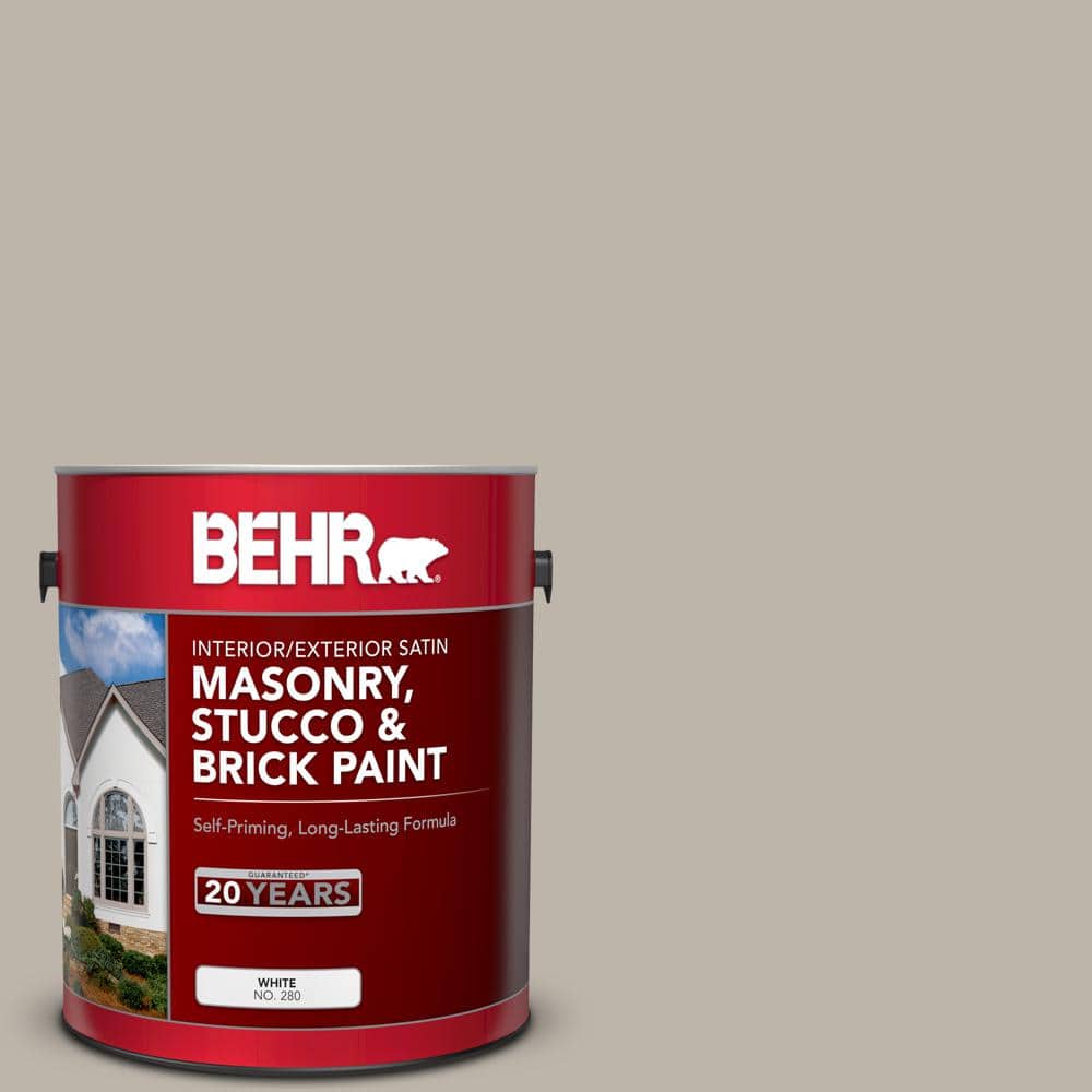 1 gal. #MS-49 Silverado Spur Satin Interior/Exterior Masonry, Stucco and Br