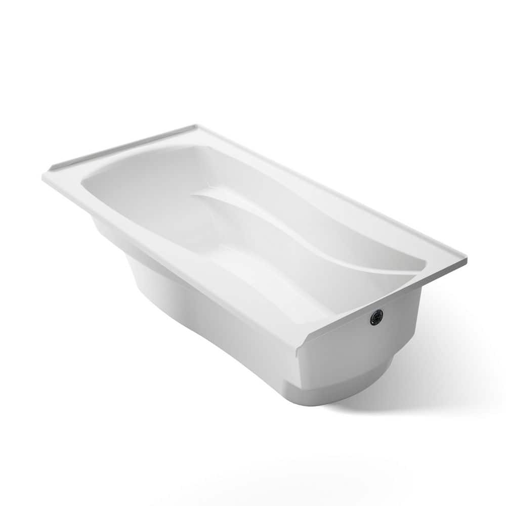 Mariposa 72 in. x 36 in. Rectangular Soaking Bathtub with Right-Hand Drain in White price history on PriceWatchPro