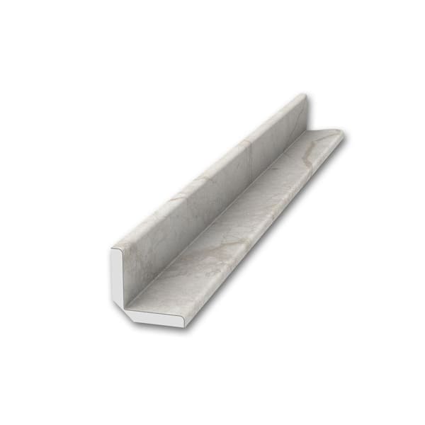 FlexStone 1.5 in. x 1.5 in. x 95 in. Inside Corner Trim in Botticino Cream