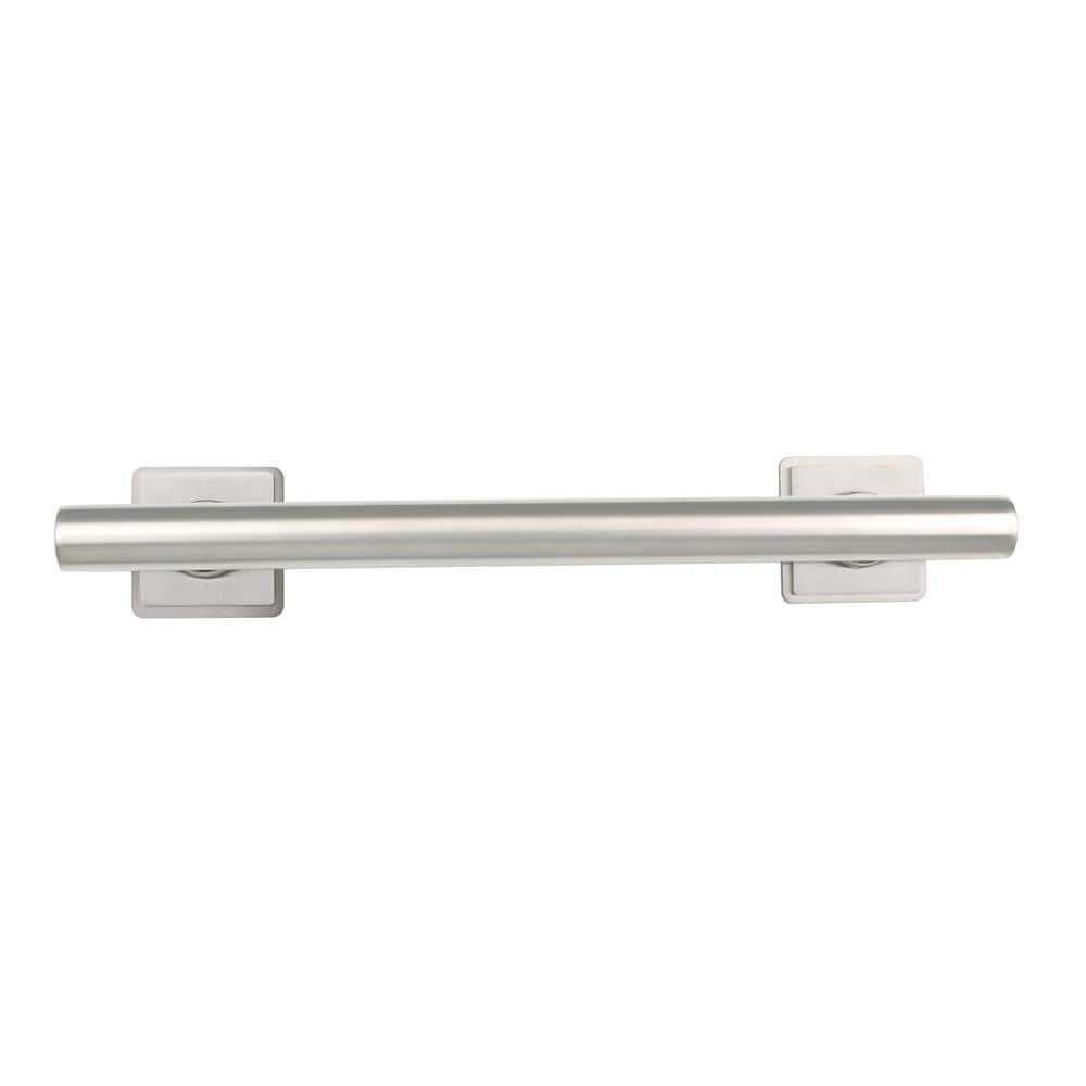42 in. Coronado Designer Straight Bathroom Shower Grab Bar with Decorative Square Flanges in Satin price history on PriceWatchPro
