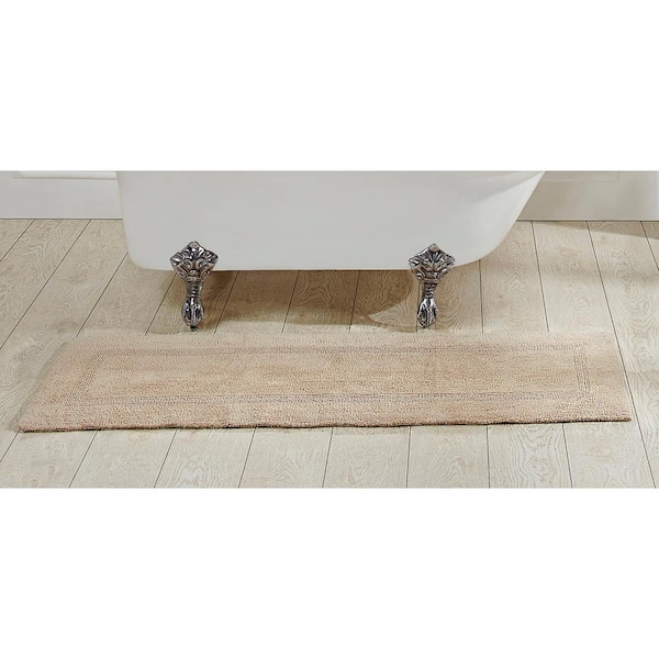 Cannon Cotton Striped Reversible Soft-Touch Bath Rug Runner