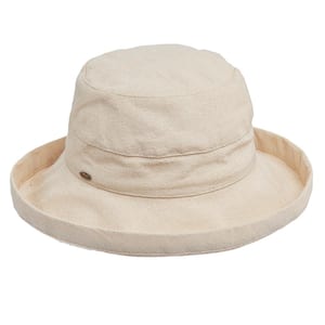 Scala Med Brim Cotton Hat LC484-CROSE - The Home Depot