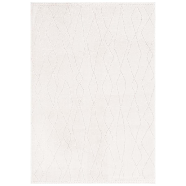 SAFAVIEH Melody Ivory/Beige 5 ft. x 8 ft. Abstract Diamond Area Rug