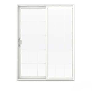 JELD-WEN 60 in. x 80 in. V-4500 Contemporary White Vinyl Left-Hand 15 ...