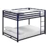 DHP Mabel Blue Metal Full Over Full Bunk Bed DE96872 - The Home Depot