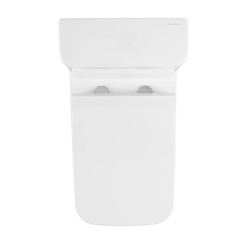 White High Efficiency Touchless Dual Flush One-Piece Toilet
