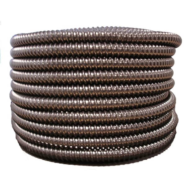 HYDROMAXX 3/4 in. Dia x 100 ft. Black Flexible Corrugated PVC Non Split Tubing and Convoluted Wire Loom