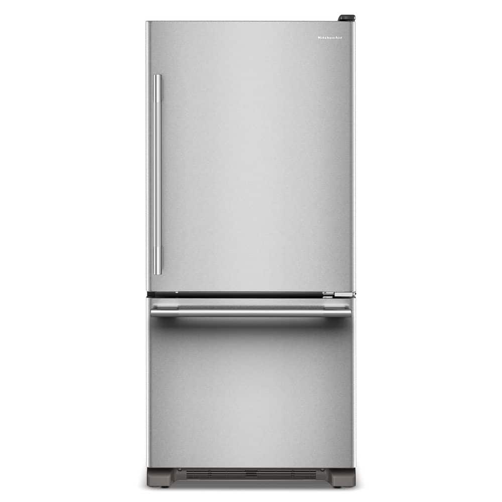 KitchenAid 30 in. 19 cu. ft. Standard-Depth Bottom Freezer