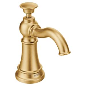 Traditional Soap Dispenser in Brushed Gold