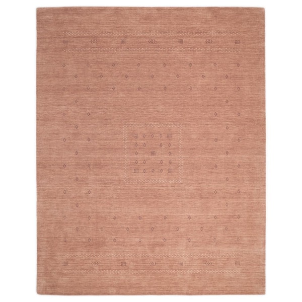 Simi Bohemian Peach 8 ft. x 10 ft. Handmade Area Rug