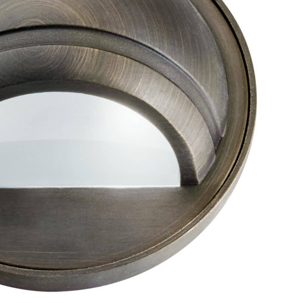 Centennial Brass Low Voltage Deck Light with Antique Finish