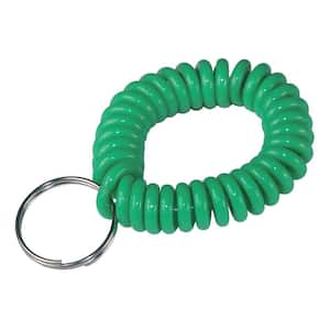 30 Pieces Wrist Coil Keychain 10 S Wrist Stretchable Spiral Blet Key Chain  Key Ring Spiral H Coils For Gym Pool Id Badg