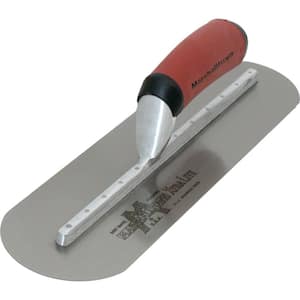 16 in. x 4 in. Finishing Trl-Fully Rounded Curved Durasoft Handle Trowel