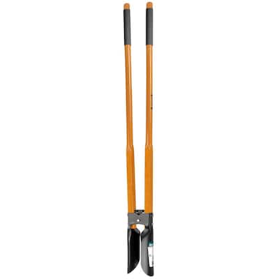 47 in. L Wood Handle Steel Post Hole Digger