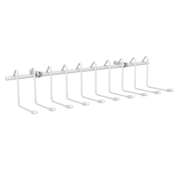 Wire rack with discount hooks