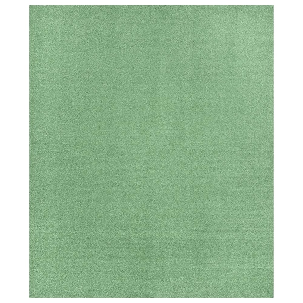 Garland Rug Gramercy 5 ft. x 6 ft. Deep Fern Solid Color Plush Rectangle Bath Rug