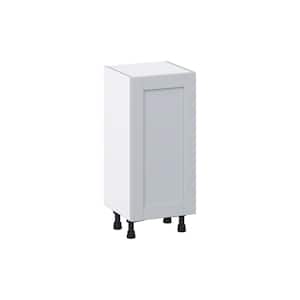 Cumberland Light Gray Shaker Assembled Base Kitchen Cabinet with 3 Inner Drawers (15 in. W x 34.5 in. H x 14 in. D)