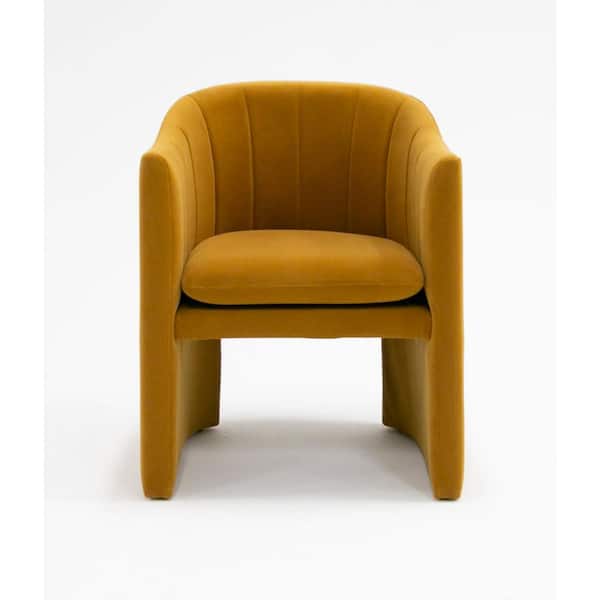 Danube Burnt Orange Fabric Dining Chair