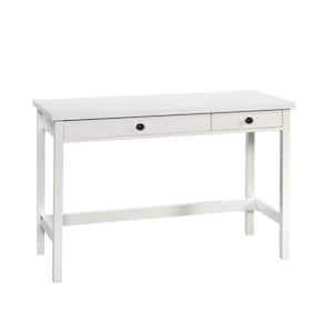 County Line 47.165 in. Soft White Writing Desk