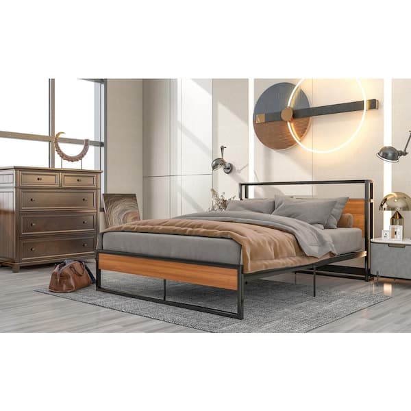 Hollywood Bed Frame Black Queen Bedder Base BB2450Q - The Home Depot