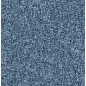 A-Street Prints Exhale Denim Faux Grasscloth Paper Strippable Roll  Wallpaper (Covers 56.4 sq. ft.) 2744-24120 - The Home Depot