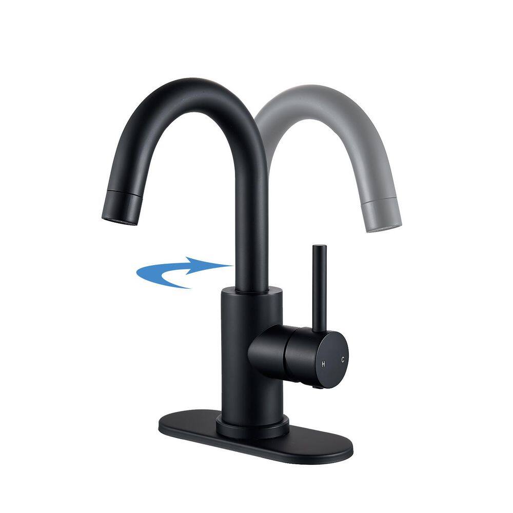 Single Handle Single Hole Vessel Sink Faucet Deck Mount Bathroom Lavatory W