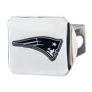 NFL - New England Patriots 3D Chrome Emblem on Type III Chromed Metal Hitch Cover