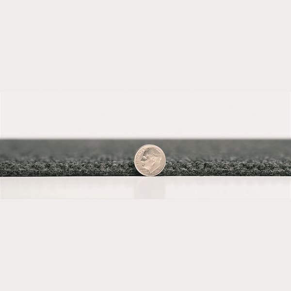 Gray Rib 8x10 Indoor / Outdoor Area Rug