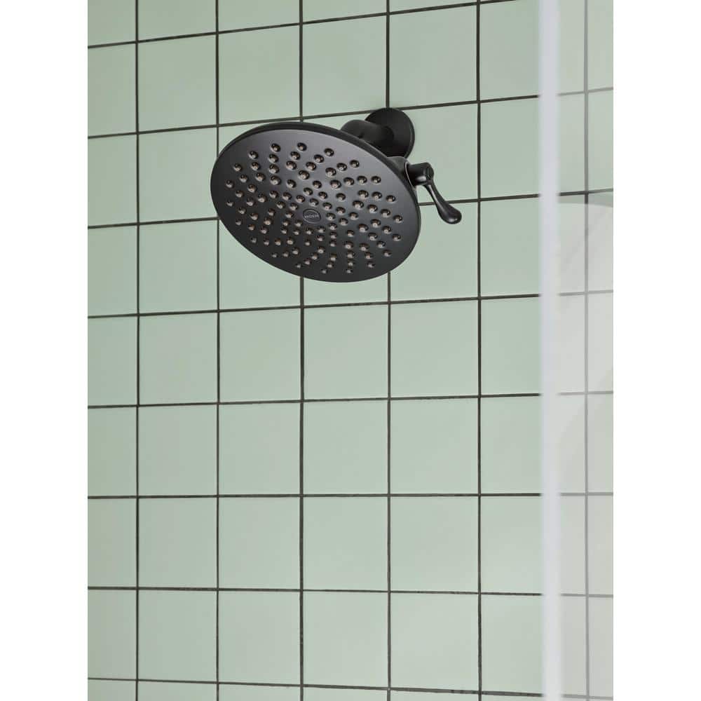 Matte Black Adjustable Wall Mounted Rain Shower Head