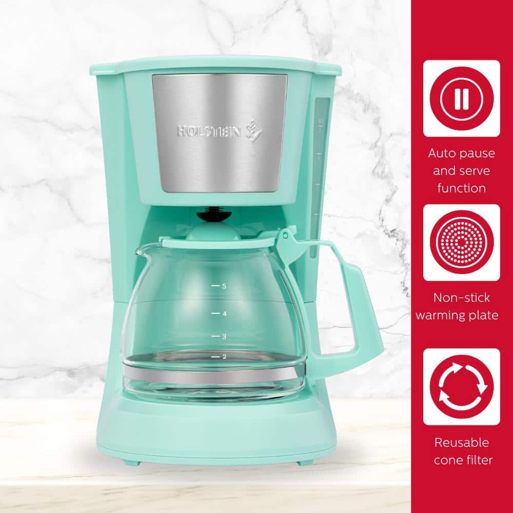 Everyday 5-Cup Mint Coffee Maker
