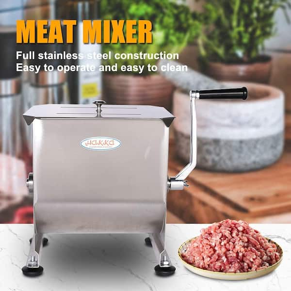 Hakka 50 L S/S Meat Mixer, Single Shaft, Fixing Tank, Handy Use and Electric Use (with TC22 Body)