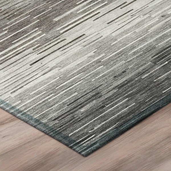 Chantille Machine Washable Indoor/Outdoor Abstract ACN2886 Taupe 8 ft. x 10 ft. Area Rug