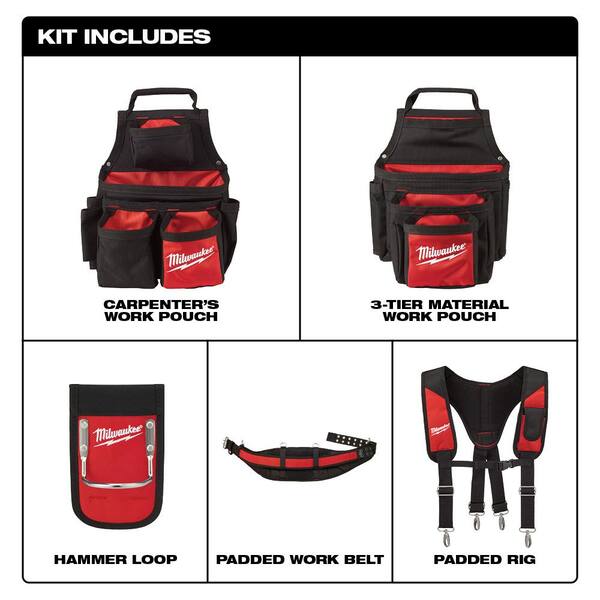 milwaukee carpenter tool belt