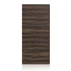 32 in. x 82 in. Walnut Texture Flush Hollow Core Composite Interior Door Slab