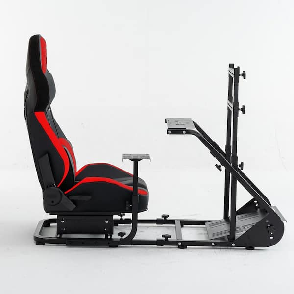 Homy Casa PUSL Leather Simulator Reclining Gaming Chair with