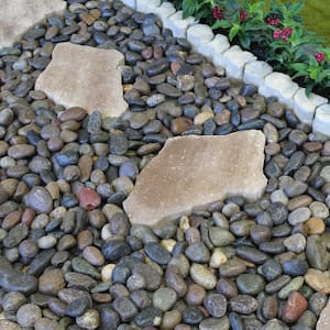 1 in. to 2 in., 20 lb. Medium Mixed Grade A Polished Pebbles