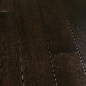 Hickory Wadell Creek 3/8 in. Thick x 6-1/2 in. Wide x Varying Length Click Lock Hardwood Flooring (23.64 sq. ft. / case)