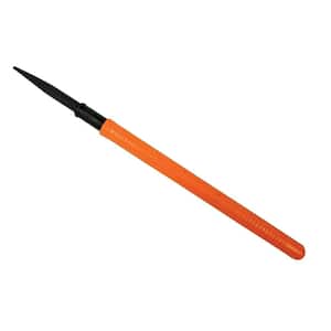 44 in. Composite Fiberglass Pry Bar Certified Non-Conductive with Single End and Pointed