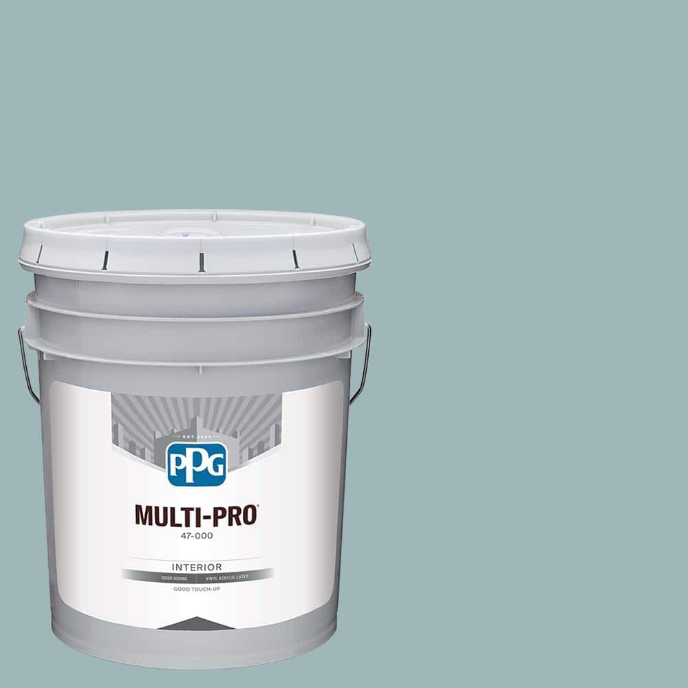 MULTI-PRO 5 gal. PPG1035-3 Blue by You Eggshell Interior Paint PPG1035 ...