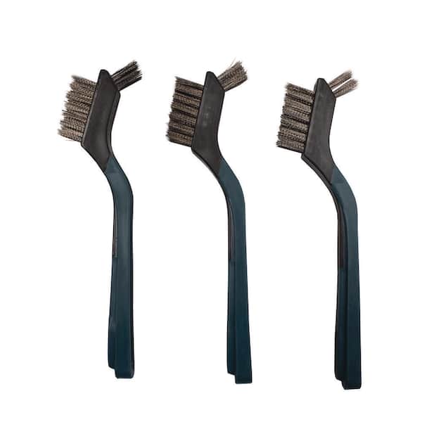 Anvil - Mini Brush Set with Stainless Steel Bristles (3-Pack)